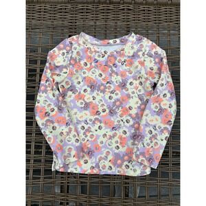 Baby Gap Long Sleeve Rash guard swim top floral  Girls Siize 3t